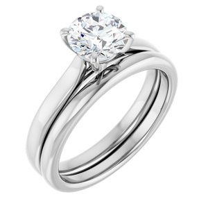 14K Yellow 1 CTW Lab-Grown Diamond Engagement Ring