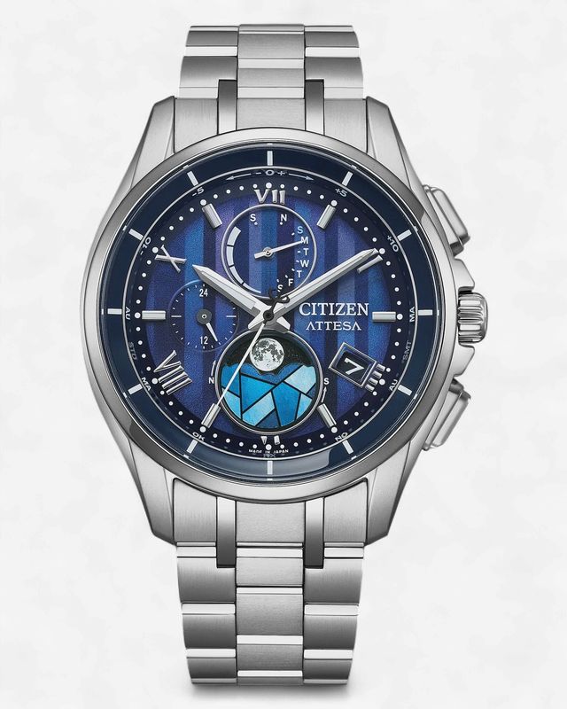 ATTESA Blue Dial Super Titanium Atomic Timekeeping
