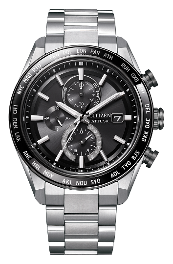 ATTESA Super Titanium Radio Controlled Silver Bracelet