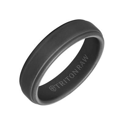 6mm RAW Step Edge Band w/Sandblast Finish &amp; Black Interior-10