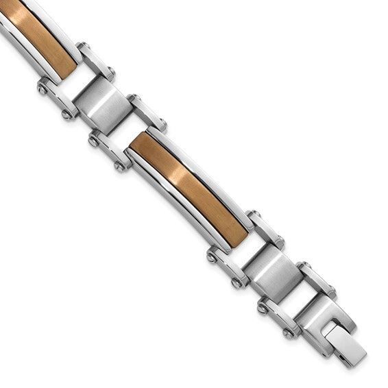 Stainless Steel Bracelet with Copper color tone