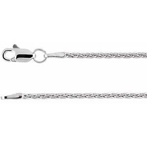 Sterling Silver 1.5 mm Wheat 18" Chain