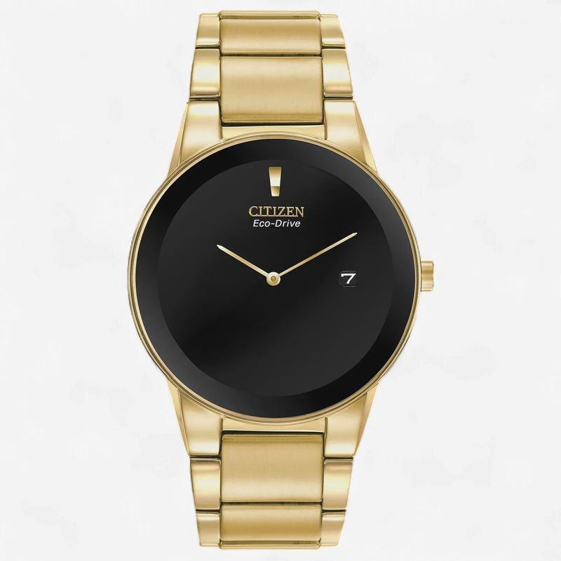 Men's Eco-Drive Axiom Gold Tone Watch