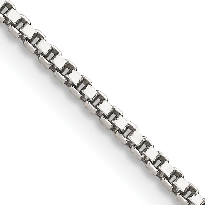 Sterling Silver 1.4mm Box Chain 20in
