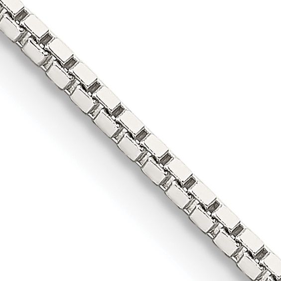Sterling Silver 1.5mm Box Chain 24in