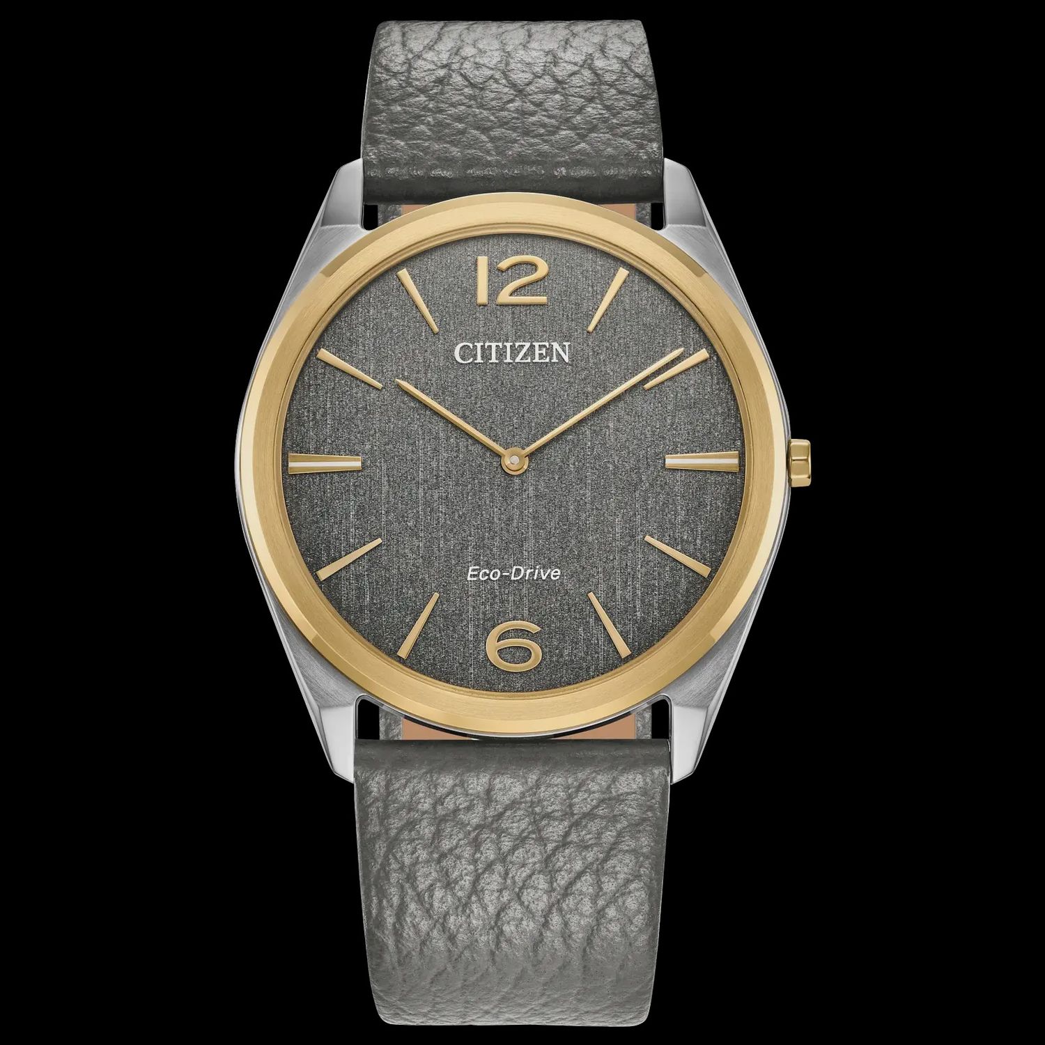 Suratto Gray Dial Eco Drive Leather Strap