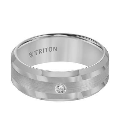 Tungsten Flat Bevel Edge with Diamond
