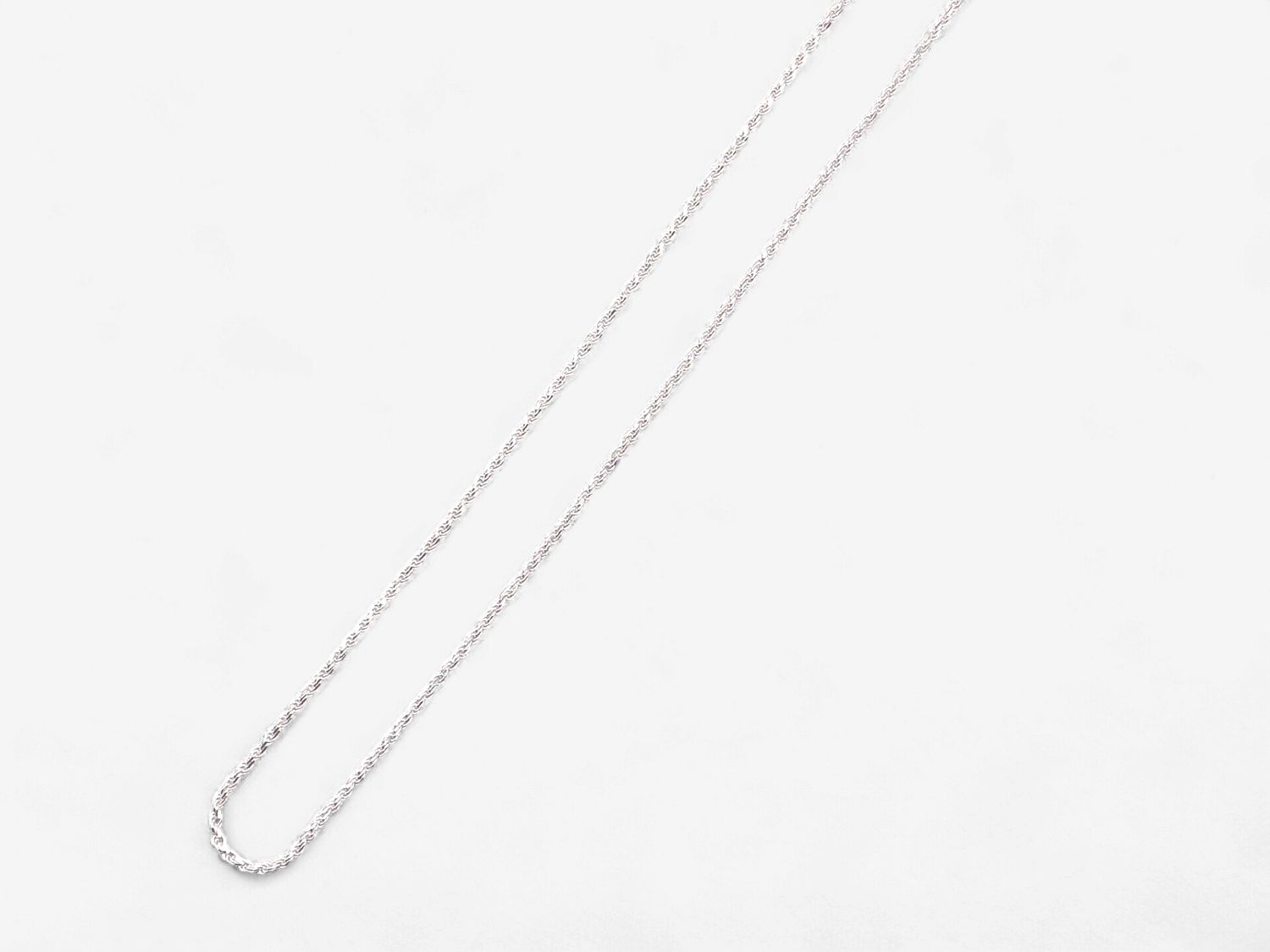 Sterling Silver 22in Rope Chain
