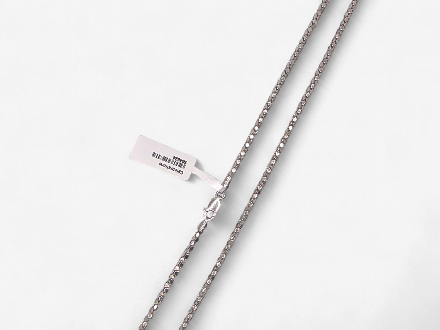 Sterling Silver 18in 1.8mm Bird Cage Chain