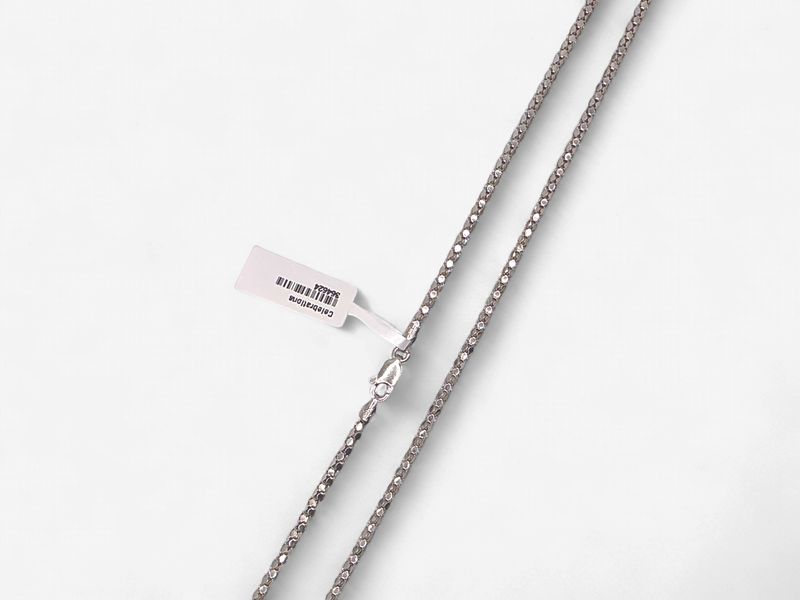 Sterling Silver 18in 1.8mm Bird Cage Chain
