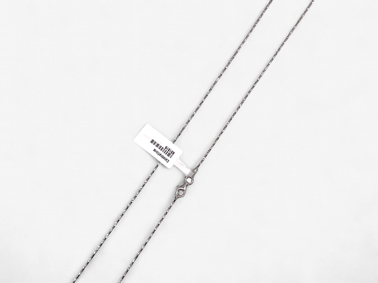 Sterling Silver 20in .6mm Fancy Chain