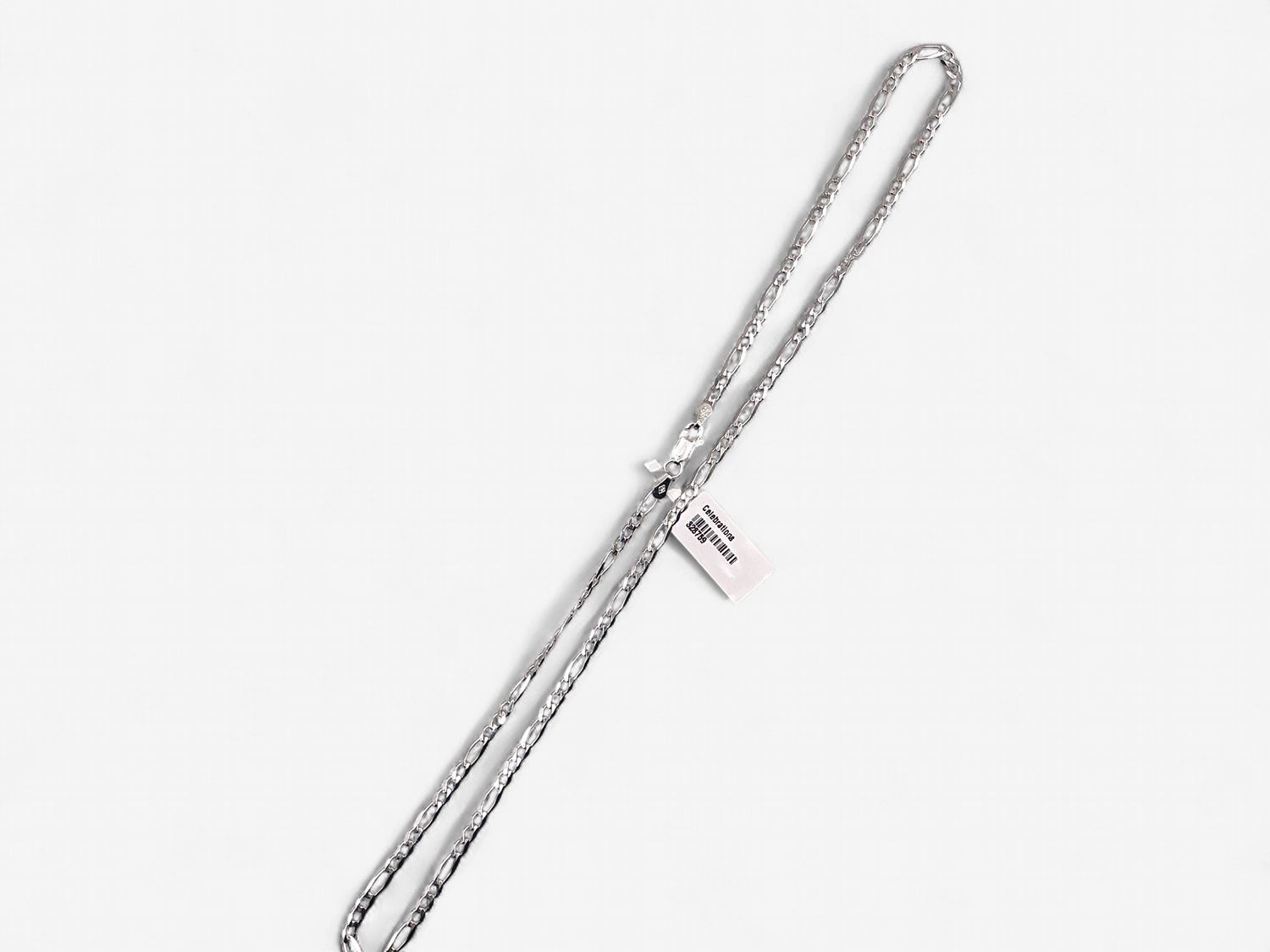 Sterling Silver 18in 3mm Figaro Chain