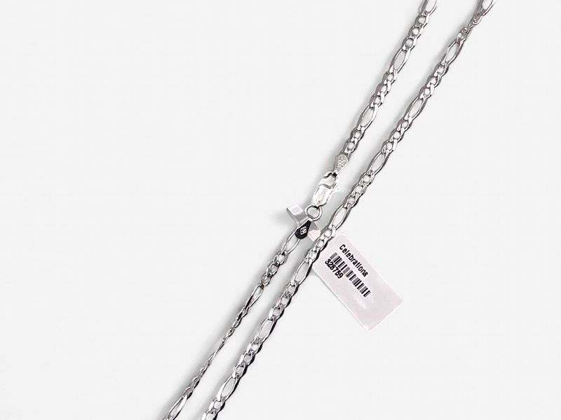Sterling Silver 18in 3mm Figaro Chain