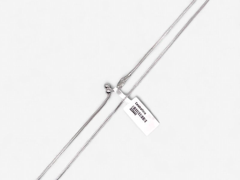 Sterling Silver 24in .95mm Adjustable Snake Chain