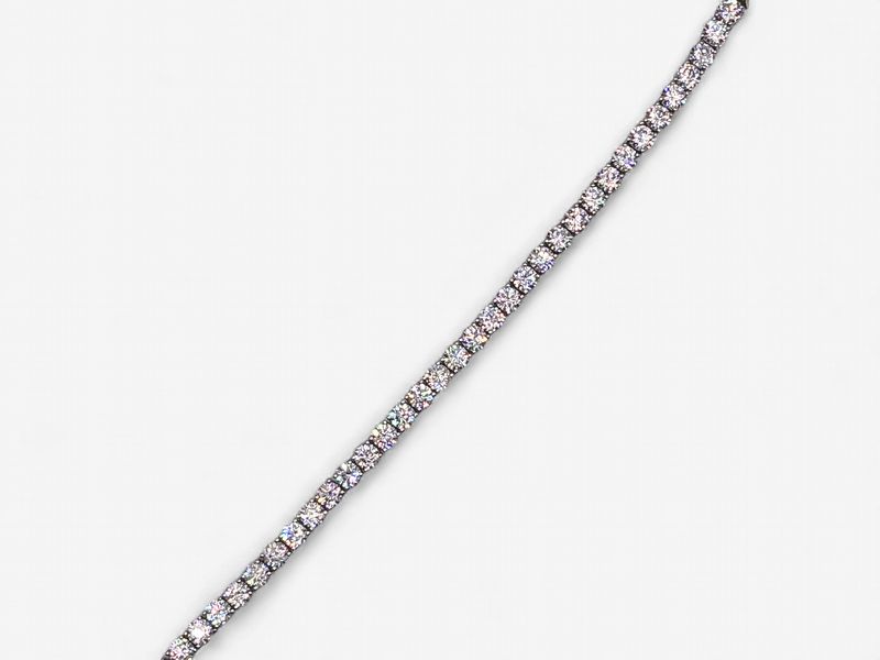 Sterling Silver 8in CZ Tennis Bracelet