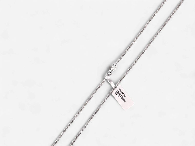 Sterling Silver 24in 1.6mm Rope Chain