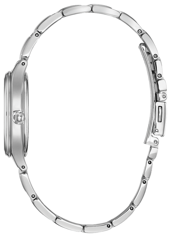 Ladies Corso ECO WR Stainless Steel Bracelet Black Face