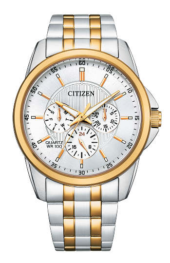 MEN QUARTZ WR100 SSTRG BRAC SLVR