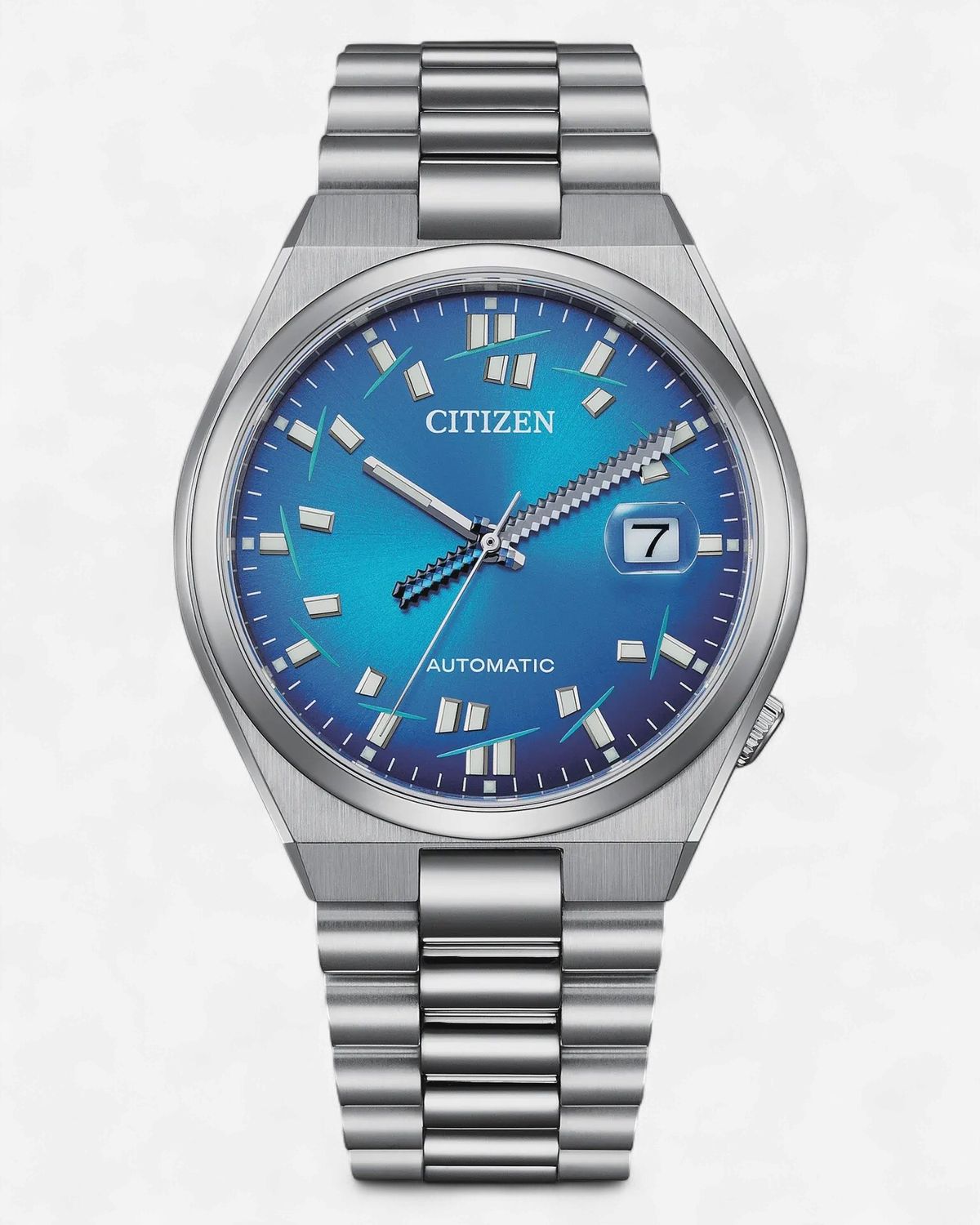 Tsuyosa x seconde/seconde Blue Dial Stainless Steel Bracelet Automatic
