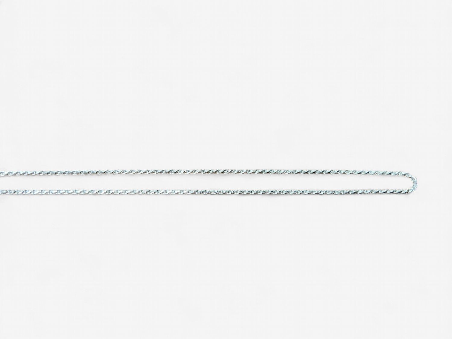 Sterling Silver 24in 1.2mm Rope Chain