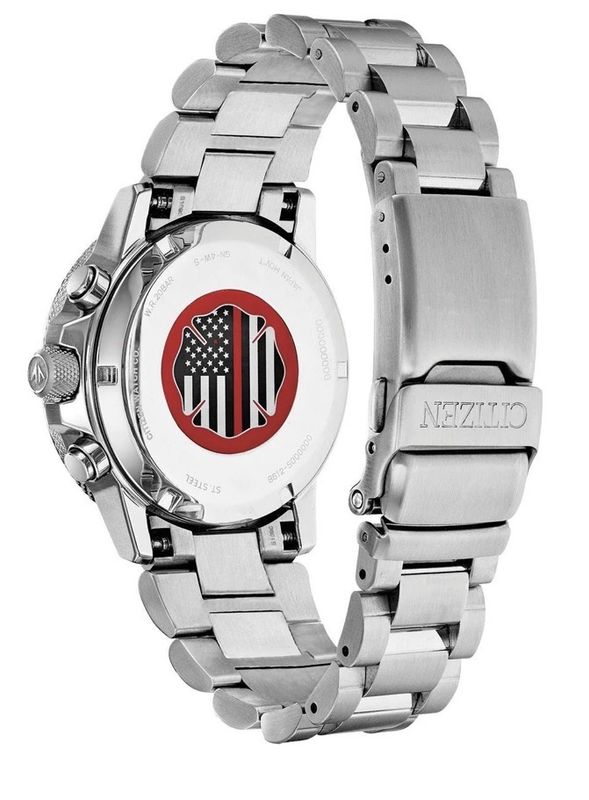 Citizen Thin Red Line Eco Drive Watch