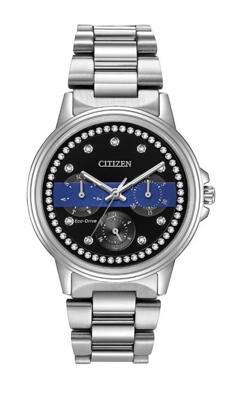Thin Blue Line Citizen Women’s Eco-Drive Watch