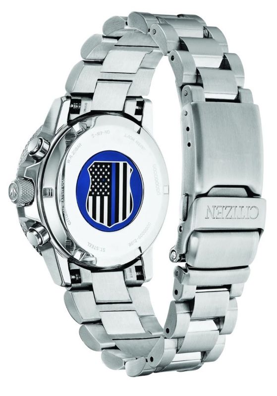 Citizen Thin Blue Line Eco Drive Men’s Watch