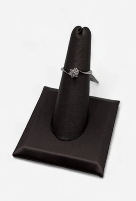 Pre- Loved 14k White Gold Diamond Cluster Bypass Ring