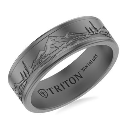 Triton 7 mm Tantalum Band w/ Nature Design