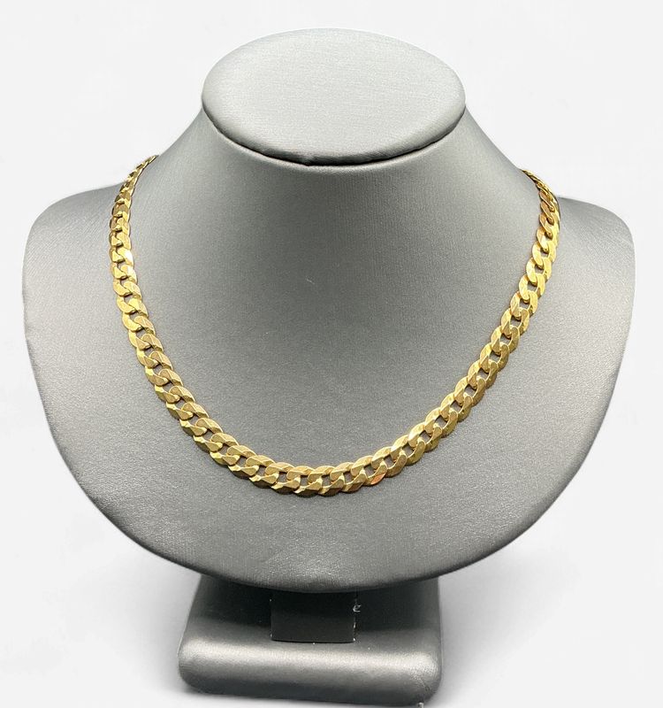 Pre-Loved 14k Yellow Gold Curb Link 20 inch Chain