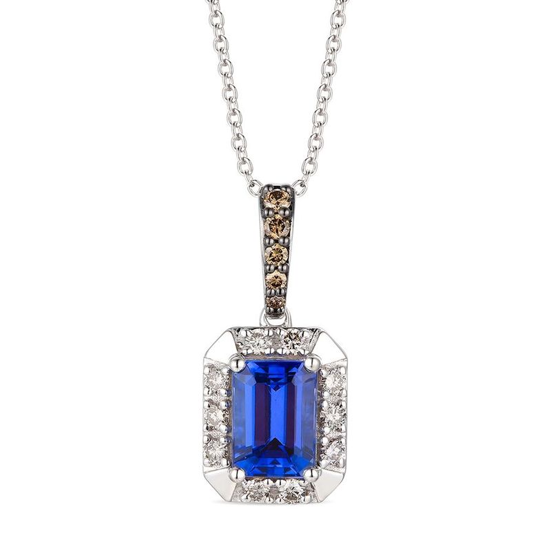 Le Vian Pendant feat. Blueberry Tanzanite Nude diamonds Chocolate diamonds set in 14K Vanilla Gold