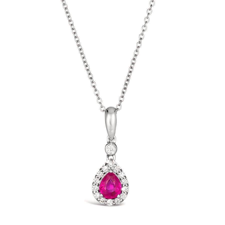 Le Vian Pendant featuring Passion Ruby Vanilla diamonds set in 14K Vanilla Gold