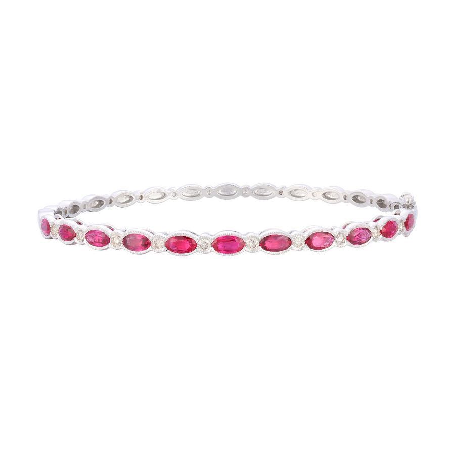 Le Vian Bangle featuring Passion Ruby Vanilla diamonds set in 14K Vanilla Gold