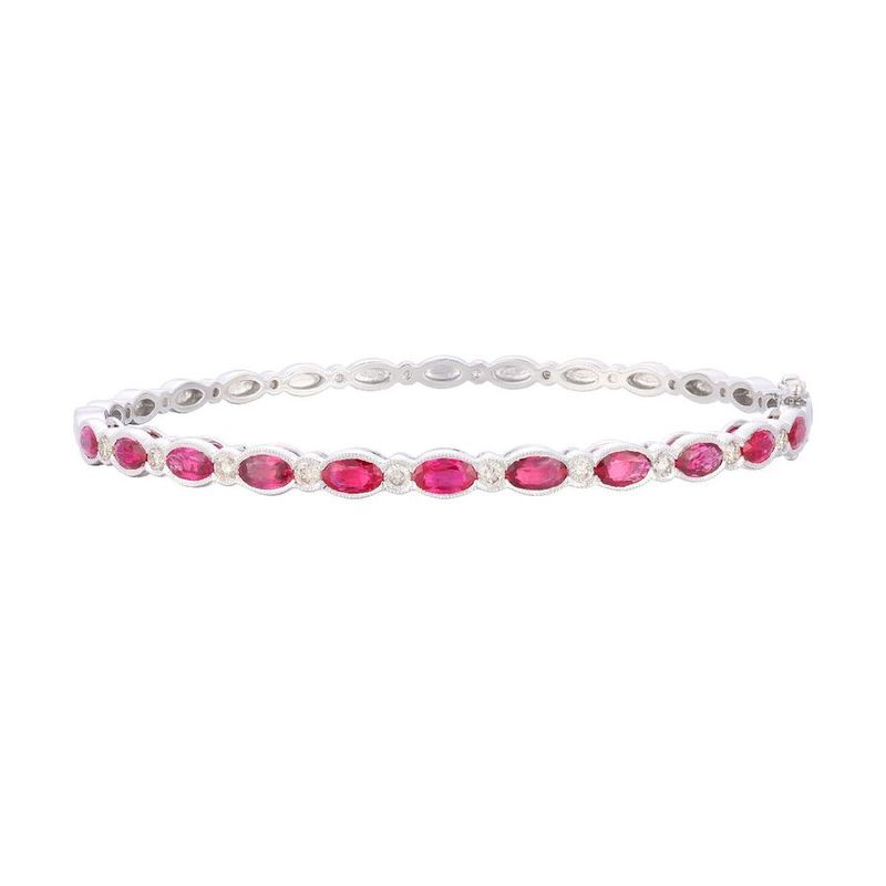 Le Vian Bangle featuring Passion Ruby Vanilla diamonds set in 14K Vanilla Gold