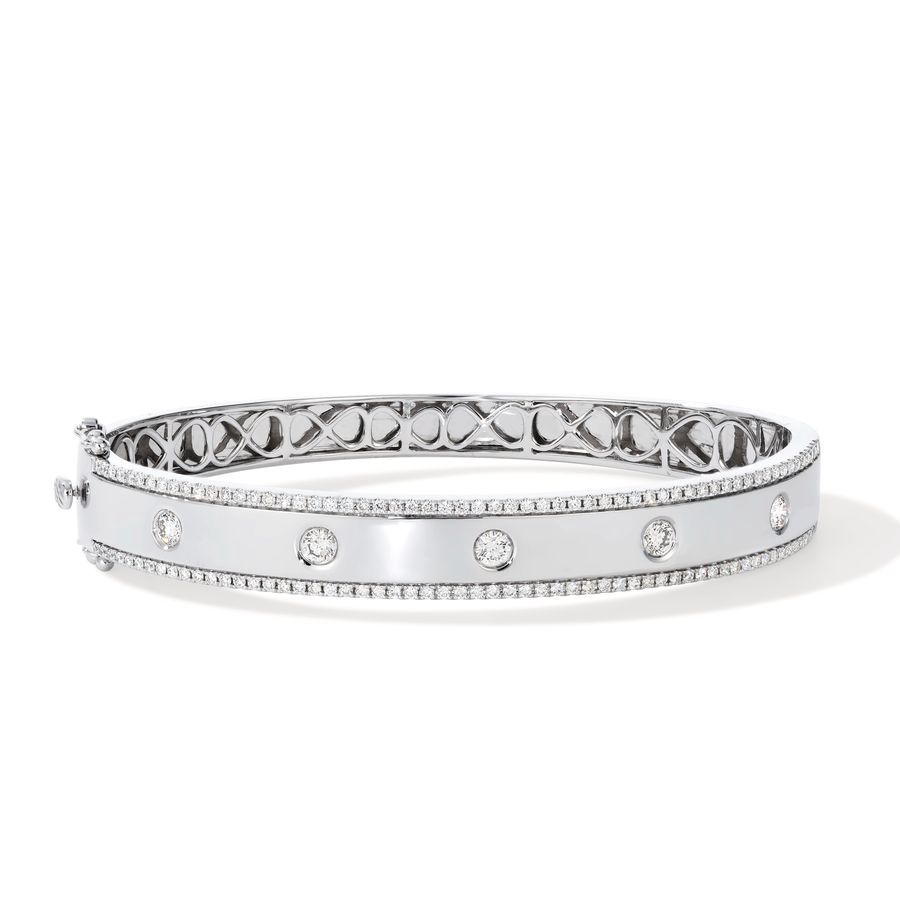 Le Vian Bangle feat. Vanilla diamonds set in 14K Vanilla Gold