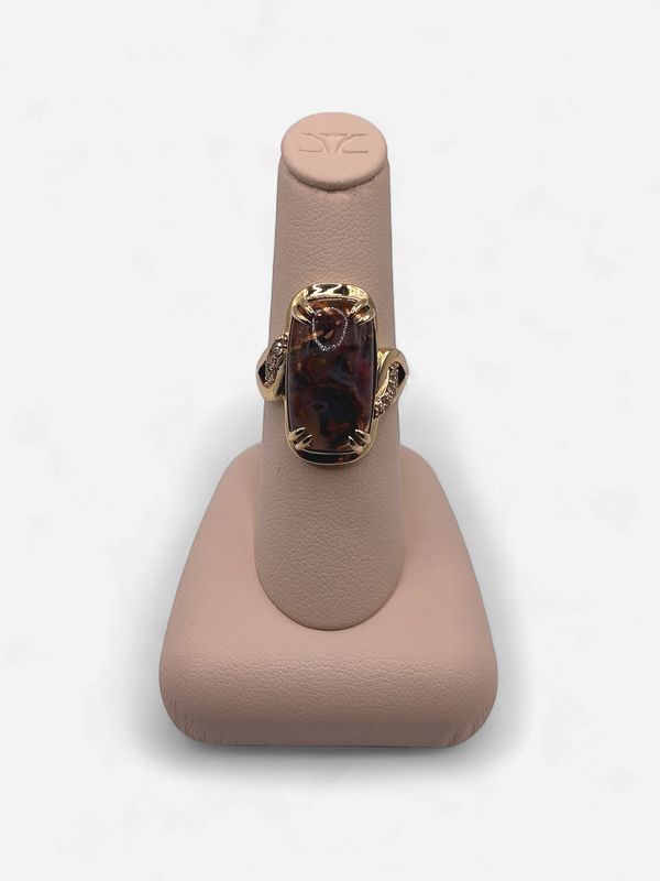Le Vian Ring feat. Chocolate Aquadite Nude diamonds set in 14K Honey Gold