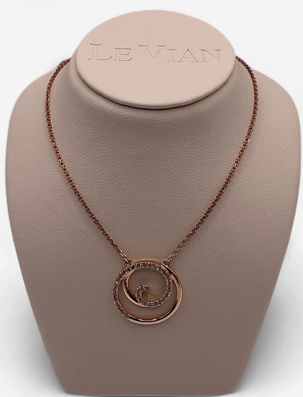 Le Vian Necklace feat 1/4ct Nude Diamonds set in 14k Strawberry Gold