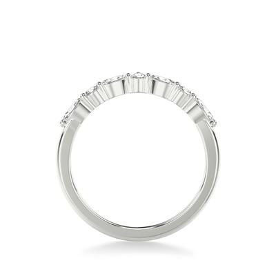 14k White Gold 1/3 ct Diamond Band Enhancer