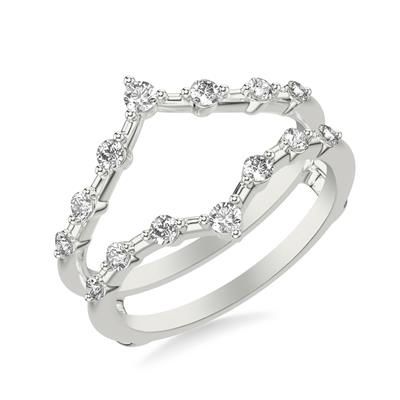 14k White Gold Diamond Enhancer