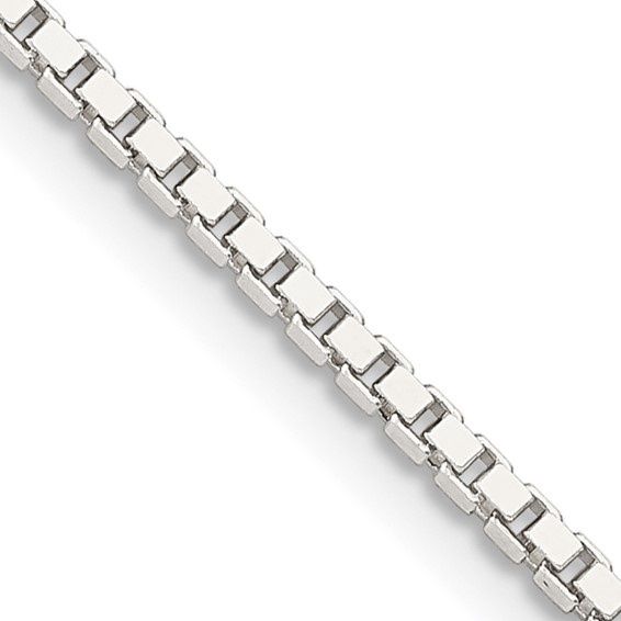 30 inch 1.6 mm Sterling Silver Box Chain