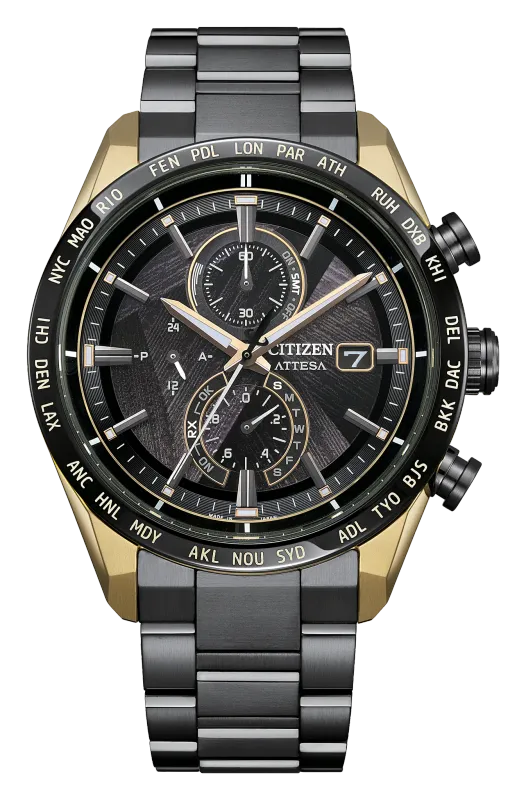 ATTESA H800 LIGHT in BLACK Super Titanium™ timepiece