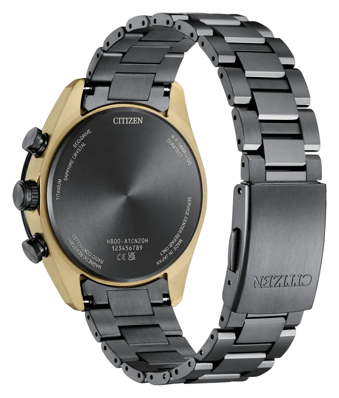 ATTESA H800 LIGHT in BLACK Super Titanium™ timepiece