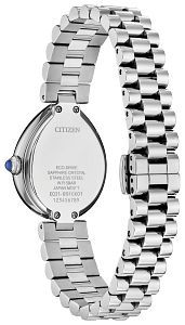 Citizen L Rainell Purple Face Teardrop Ladies Watch