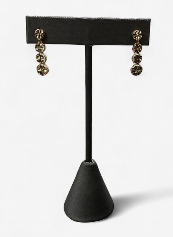 14k Yellow Gold Circle Drop Earrings 14k Yellow Gold Circle Drop Earrings