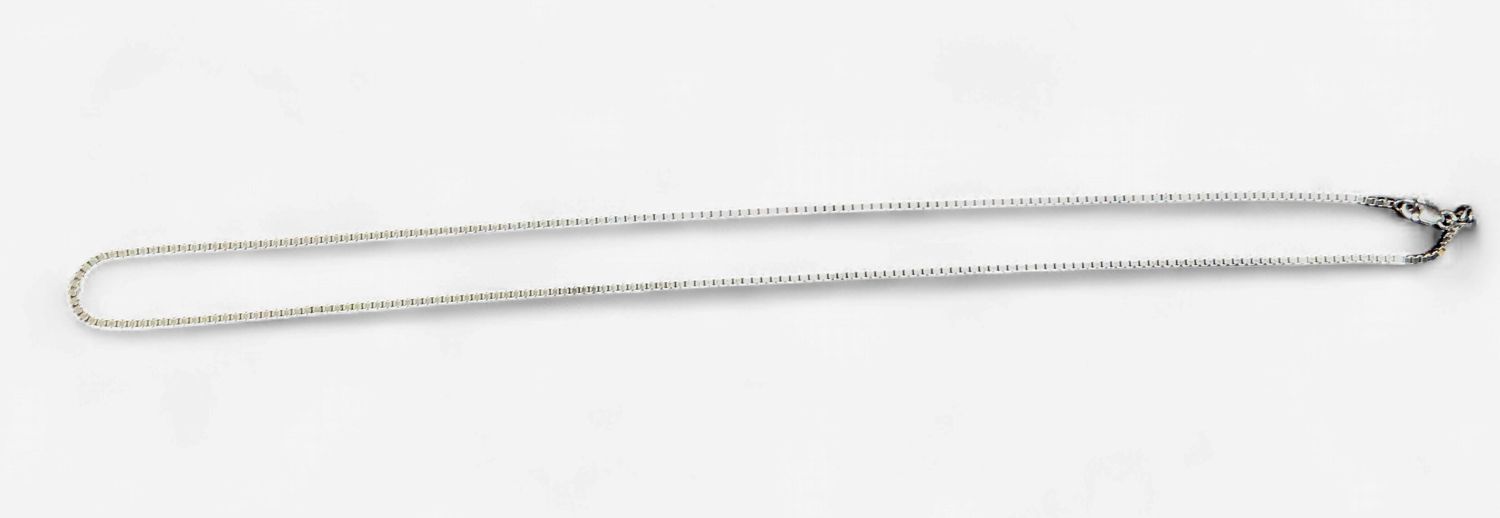 Pre-Loved Silver Box Chain 1.5mm 20"