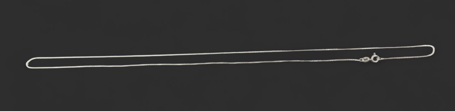 Pre-Loved Silver Box Chain 24" 1mm