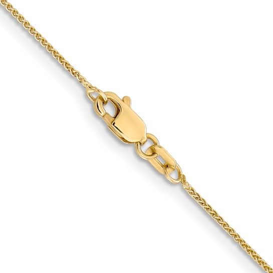 10k Yellow Gold .85mm 18 inch Spiga Chain