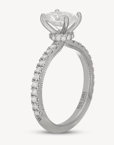 Pre-Loved Neil Lane 2 ct Total Weight Lab Grown Diamond Engagement Ring with 1.51 D VS1 Center