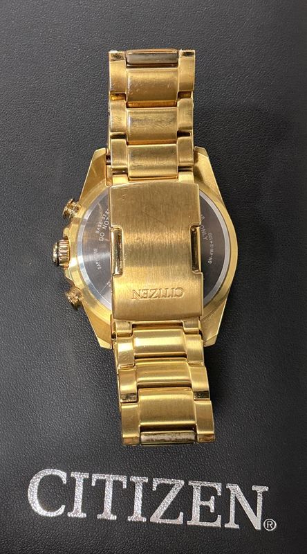 Pre-Loved Mens Citizen Gold Tone Radio Controlled Eco drive