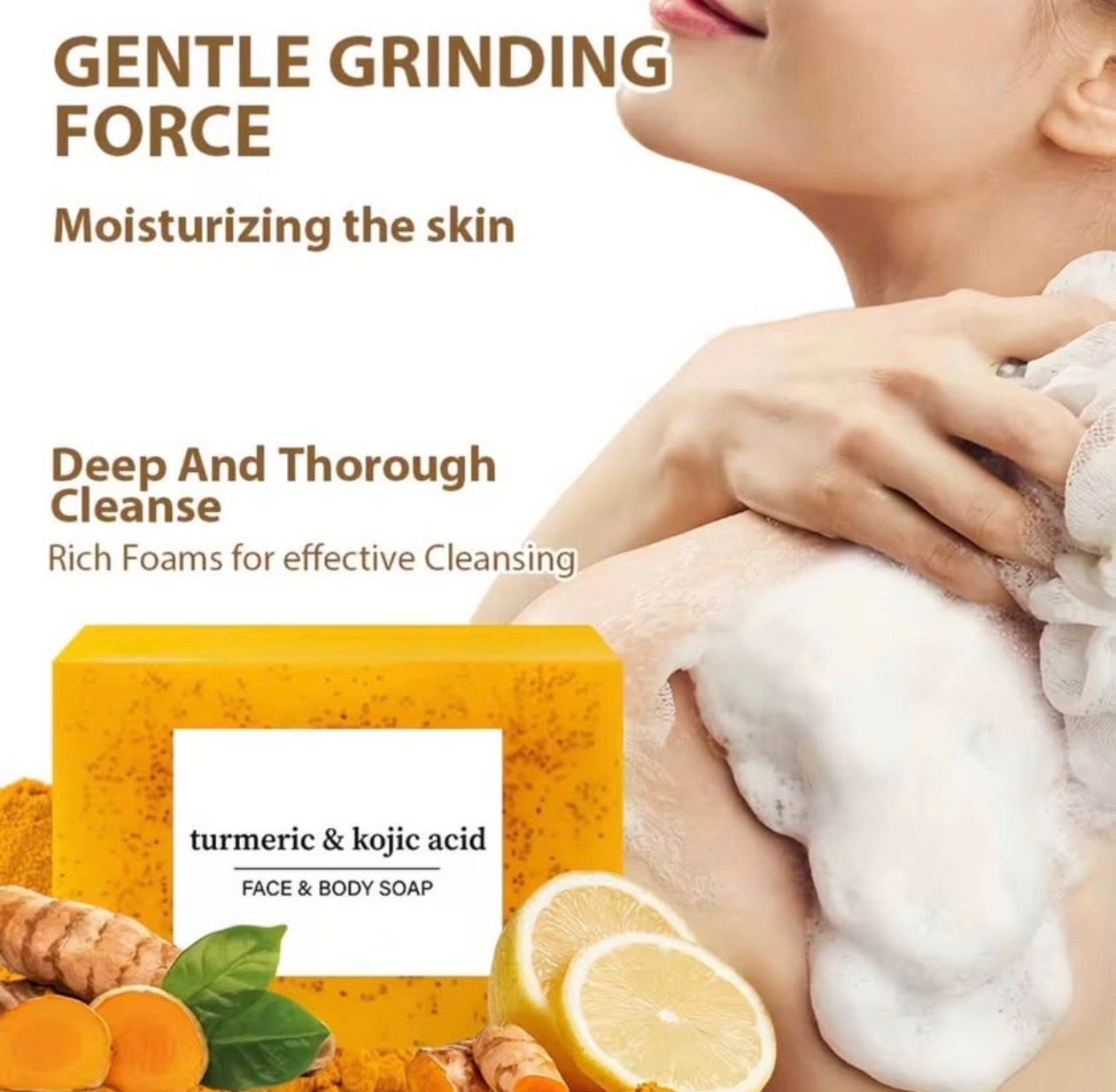 Turmeric &amp; Kojic Brightening Soap